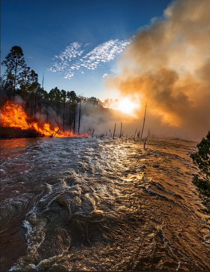 Six Climate Disasters Strike Simultaneously, Heralding a New Age of Global Breakdown 2 Six Climate 2 1
